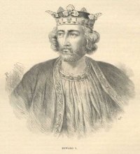 Edward I; illustration from Cassell's History of England circa .